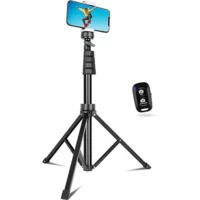 Sensyne 62 Phone Tripod & Selfie Stick - Extendable, Wireless Remote, Compatible with iPhone & Android